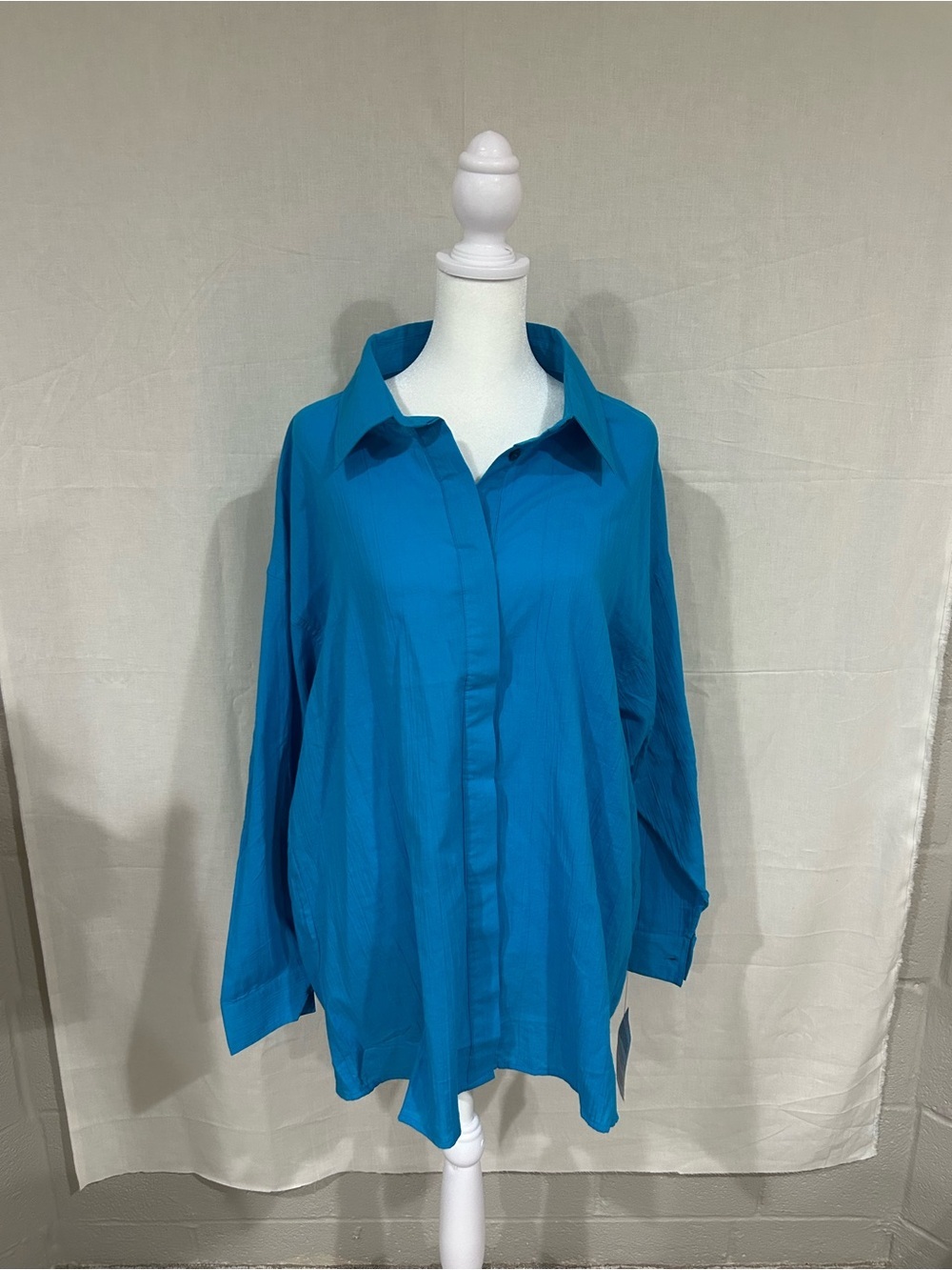 Topshop NWT Button-Front Oversized Women’s Top